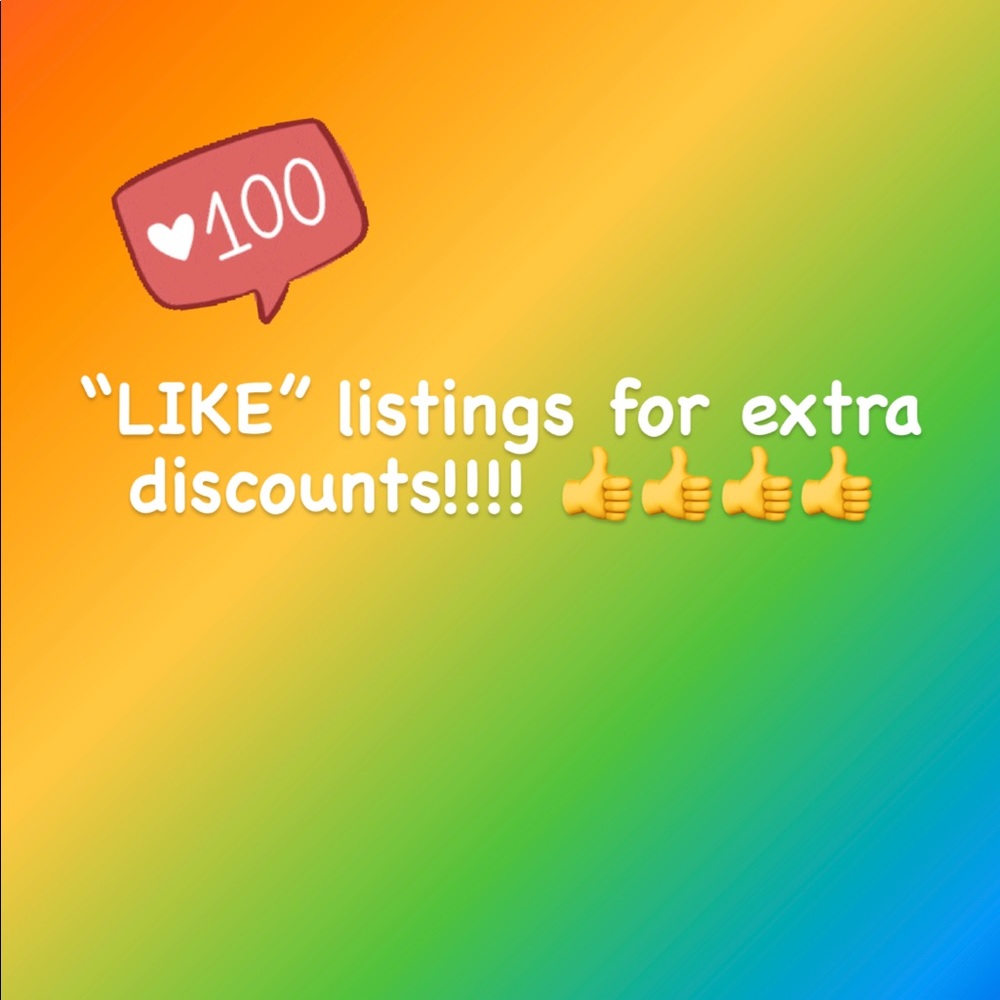 EXTRA DISCOUNTS FOR LIKERS
